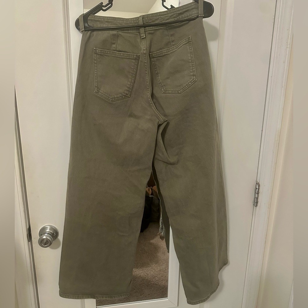 Universal Thread Sailor Wide-Leg Pants in Olive - Picture 2 of 3